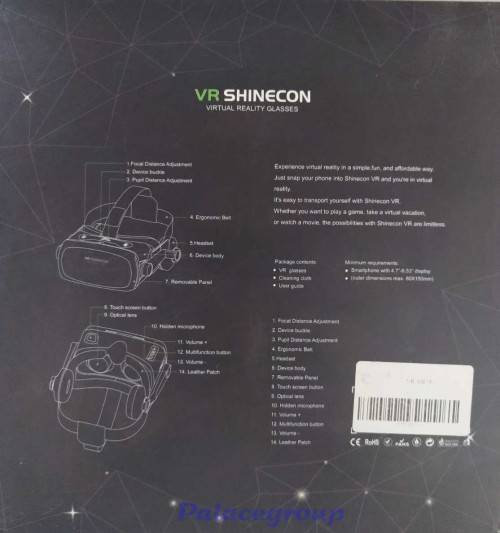 Virtual Reality Headset,VR SHINECON VR GO74, See Photo`s For More Info