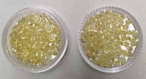 Swarovski Crystal Bicone, Yellow, 4mm, 1pc