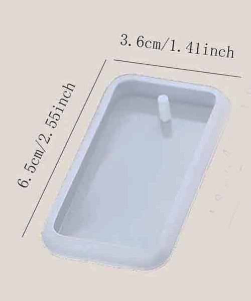 Silicon Moulds, Pendant Mould, 6,5cm x 3,6cm, 1pc