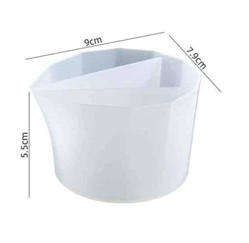 Silicon Moulds, 3 Grid Silicon Dispenser, 9cm x 5,5cm x 7,9cm, 1pc