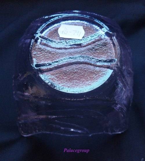 Condiment / Sweet Bowl, Glass, Light Pink, Size - 125 x 125 x 55mm, 1 Set