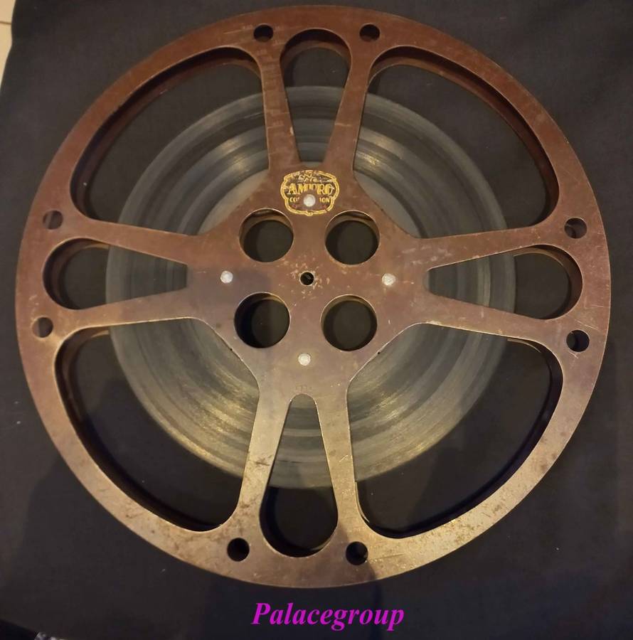 Projector Reel, Ampro, Diameter 135mm, Colour - Brown