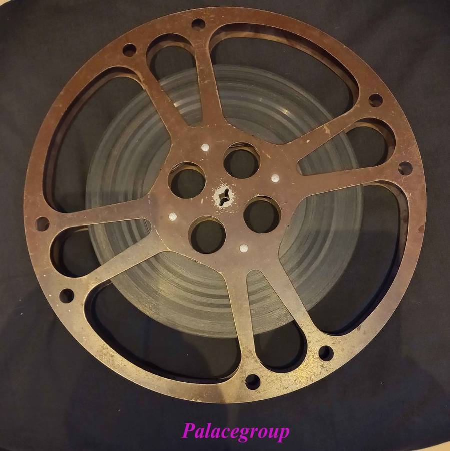 Projector Reel, Ampro, Diameter 135mm, Colour - Brown