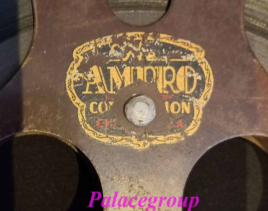 Projector Reel, Ampro, Diameter 135mm, Colour - Brown