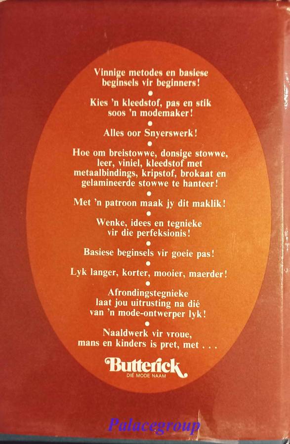 Die Butterick Naaldwerk Boek, Patricia Perry, Gereed-Knip-Stik,  349 bl, A4, Hardeband