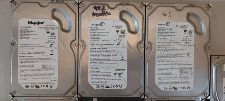 *LATE ENTRY* 11 3.5`  HDDs (FAILED AND FAILING)