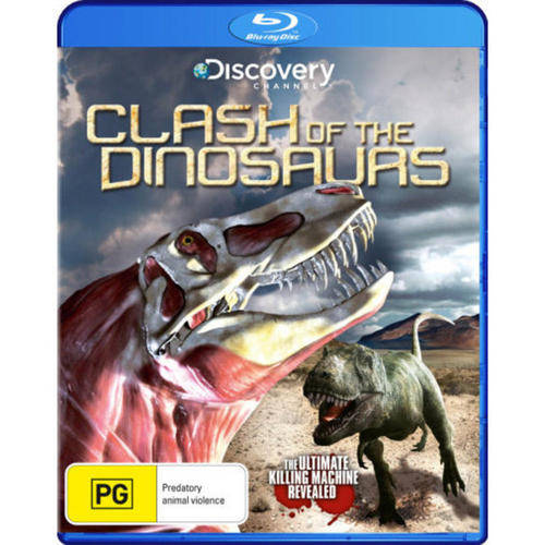 NEW AND SEALED - DISCOVERY CHANNELS CLASH OF THE DINOSAURS - BLU RAY