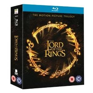 FREE SHIPPING - LORD OF THE RINGS TRILOGY BLU RAY BOX SET