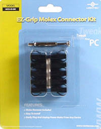 Vantec EZ-Grip Molex Connector Kit - BLACK