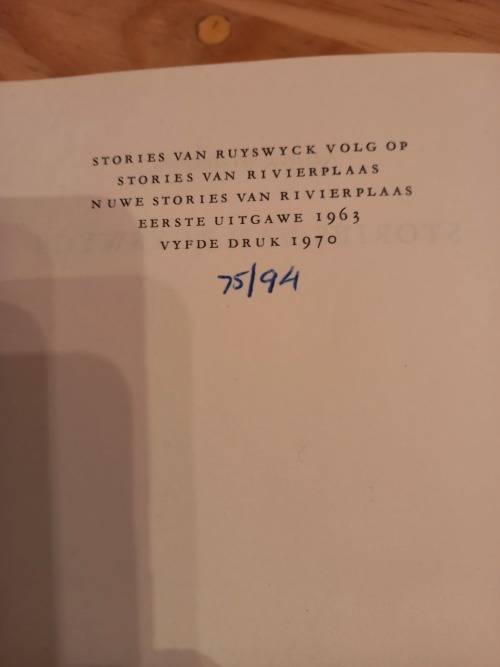 Stories van Ruyswyck deur Alba Bouwer (5de druk 1970)