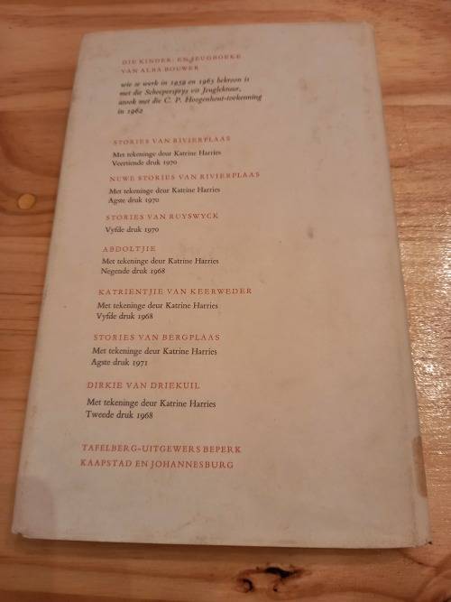 Storie van Bergplaas deur Alba Bouwer (1971 8ste druk)