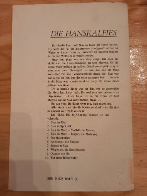 Sias en Mias Nr 5: Die Hanskalfies deur Mikro (2de uitgawe,1ste druk 1974)