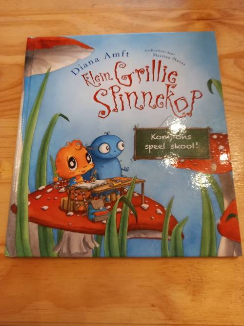 Klein Grillie Spinnekop - Kom, ons speel skool deur Diana Amft 2019