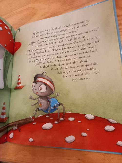 Klein Grillie Spinnekop - Kom, ons speel skool deur Diana Amft 2019