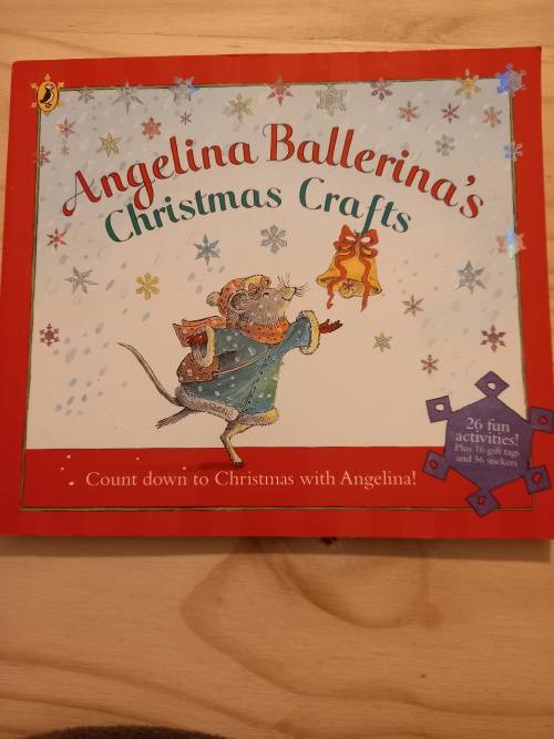 Angelins Ballerina's Christmas Cards Activity book