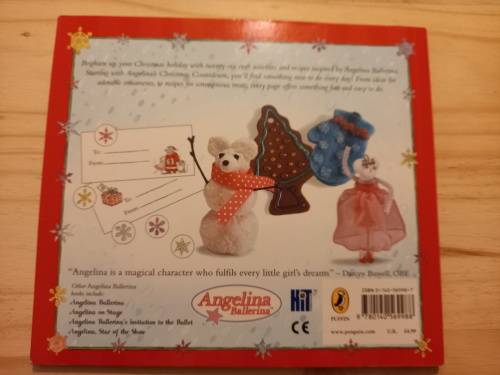 Angelins Ballerina's Christmas Cards Activity book