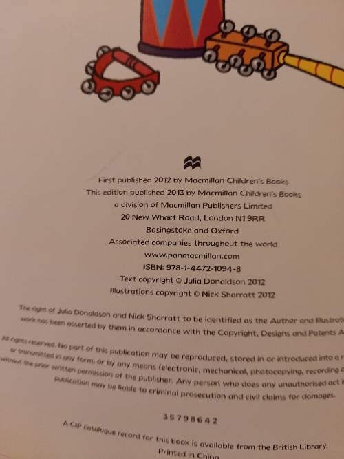 Goat Goes To Playgroup by Julia Donaldson (2012)