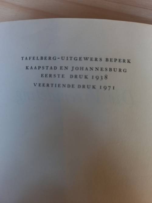Die Vreemdeling deur Karel Kielblock (14de druk 1971)
