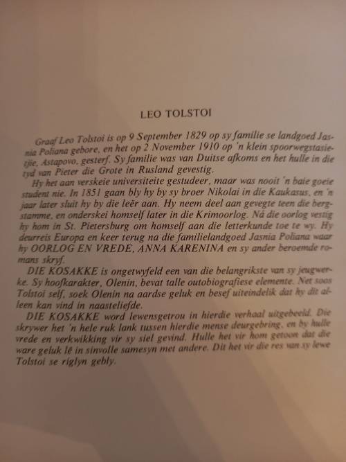 Die Kosakke - Leo Tolstoi