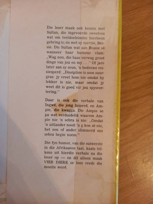 Vier Diere - WA Hickey (1969)