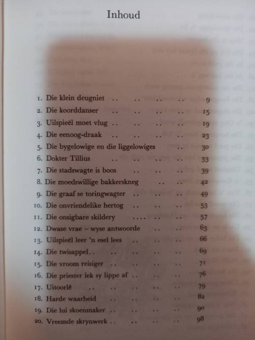 Die Vermaaklike lewe van Tyl Uilspieël -  Pieter W Grobbelaar (2de uitgawe 1982)