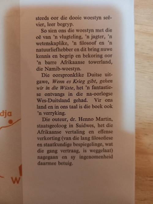 Vlug in die Namib - Henno Martin (5de druk 1963)