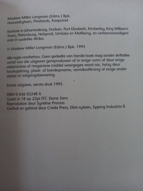 Ruimlees 2. Hallo, dag! - Jan Esterhuize 1995