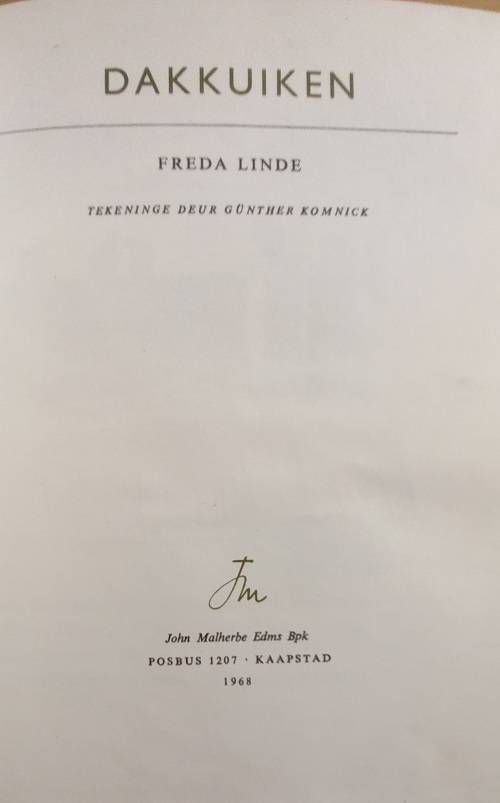 Dakkuiken - Freda Linde 1968