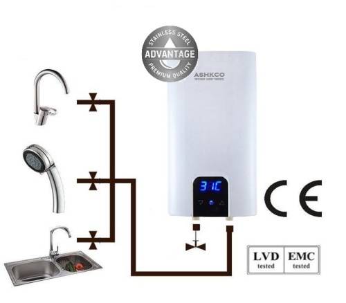 Tankless iGeyser 2016 Top Model - Stainless Steel Element Core - Computerized - IN DEMAND