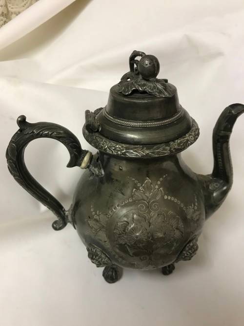 Pewter kettle