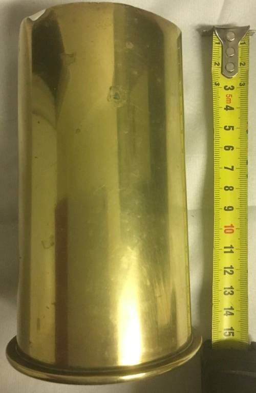 Trench art vase - Karl Struhe 1908