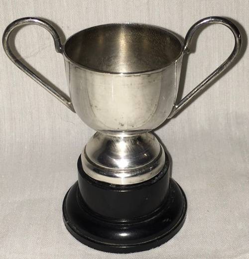 Trophy cup - vintage, silver plated