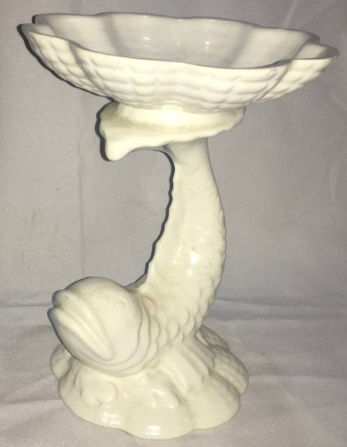 Arthur Wood fish shaped pedestal
