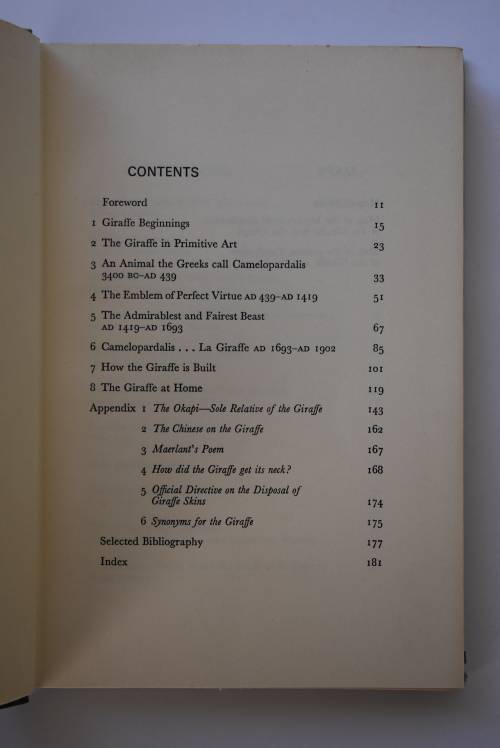 C.A. Spinage: The book of Giraffes. London, 1968
