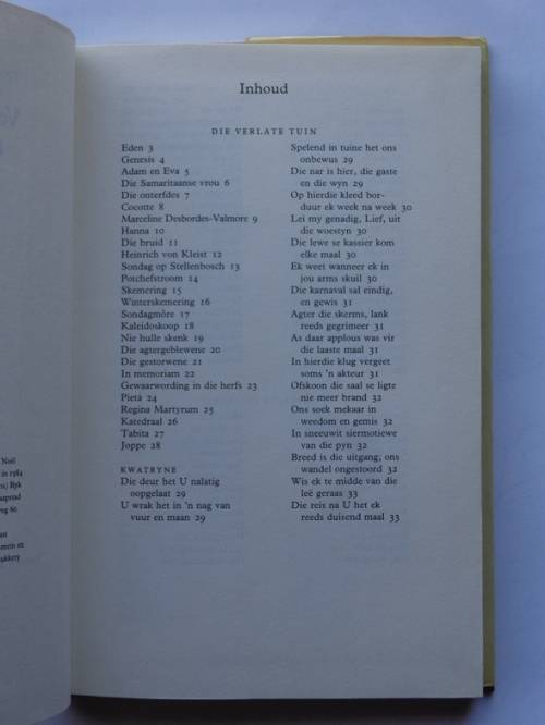Ina Rousseau: Versamelde Gedigte 1954-1984. Human & Rousseau, 1984.