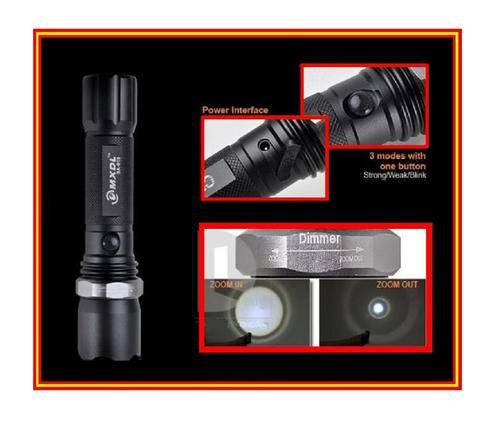 800 LUMENS RECHARGEABLE - ZOOMABLE TORCH
