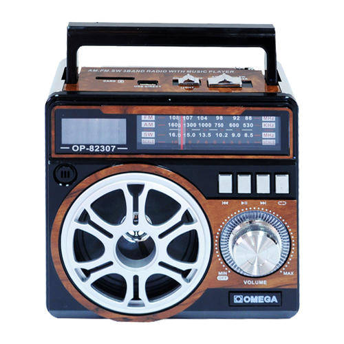 Omega AM/FM Radio with Music Player
