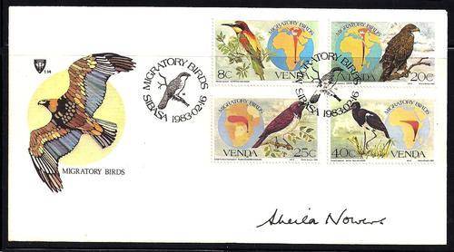 VENDA - SIGNED BY THE ARTIST - SHEILA NOWERS - MIGRATORY BIRDS (1983)