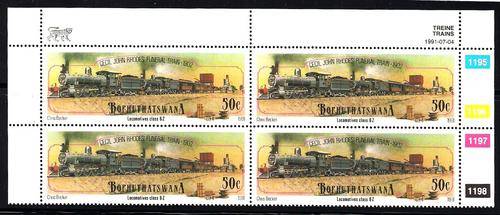 THEMATICS (STEAM LOCOMOTIVES) - SUPERB SET OF UM CONTROLS - CECIL RHODES FUNERAL TRAIN - BOP 1991
