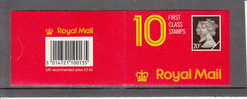 GB: SG JD2: PENNY BLACK ANNIVERSARY - 10 X 1ST CLASS BOOKLET (SCARCE)- SEE MY DESCRIPTION AND IMAGES