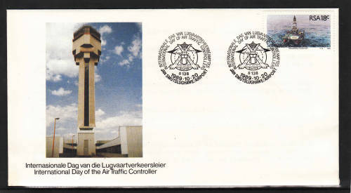 RSA: COMMEM. COVER DATED 20.10.1989: INTERNATIONAL DAY OF THE AIR TRAFFIC CONTROLLER