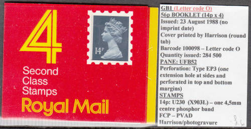 GB: SG GB1 + GB2: 56p `WINDOW` BOOKLETS. - SEE DESCRIPTION BELOW. CV R320