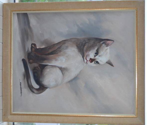 BEAUTIFUL SIAMESE IN OIL