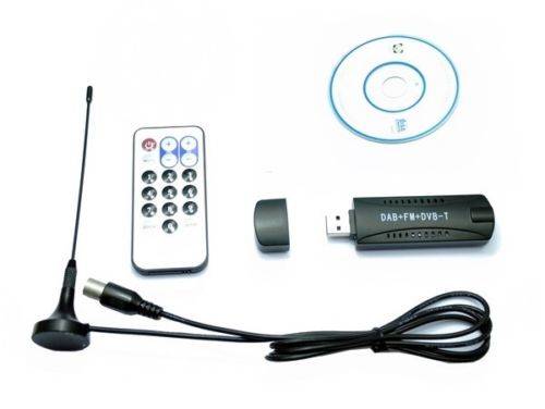 DVB-T DAB RTL2832U R820T 25MHz - 1700MHz (SDR E4000 Upgrade Version) for Win 8 7