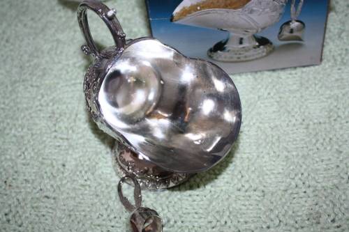 Boxed Silver Plated Sugar Server