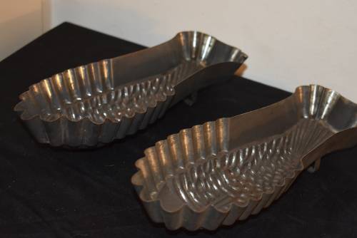 2 Metal Fish Moulds