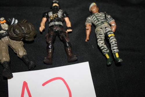 3 Assorted Action Figures No 2