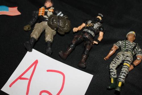 3 Assorted Action Figures No 2