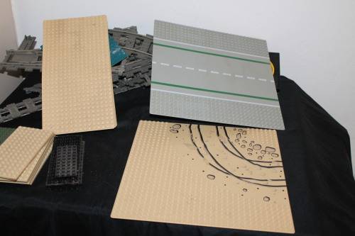 Lego Train Tracks and Sheets