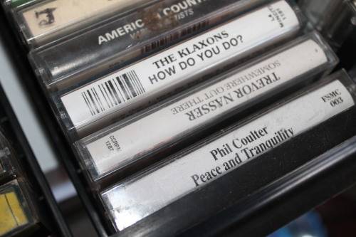 35 Assorted Cassette In Hard Cassette Holder